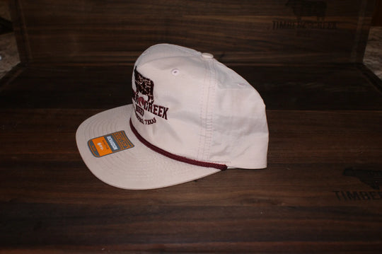 Richardson Grandpa Pinch Snapback Hat - Pale Peach